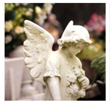 foto statua con angelo